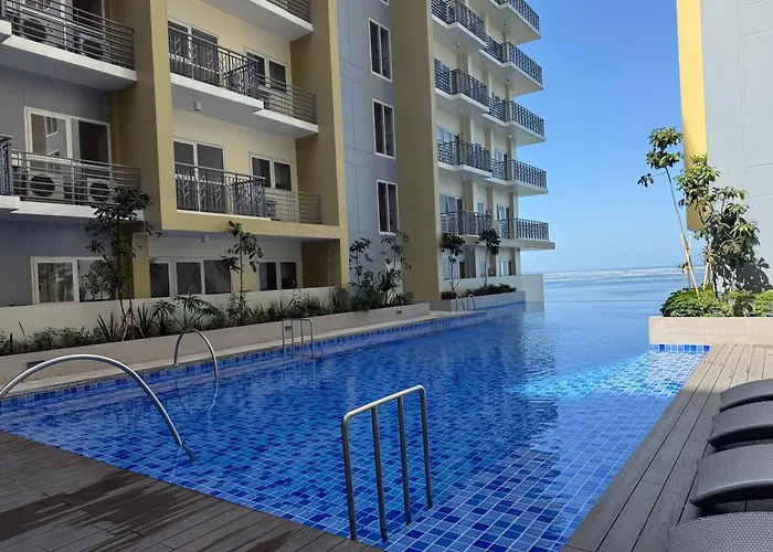 Grand Ocean Sunset Retreat 3br Facing Bay, Near Okada Moa & Naia Apartamento